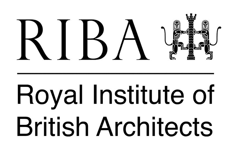Royal Institute of British Architects (RIBA) logo with stylized lions and text