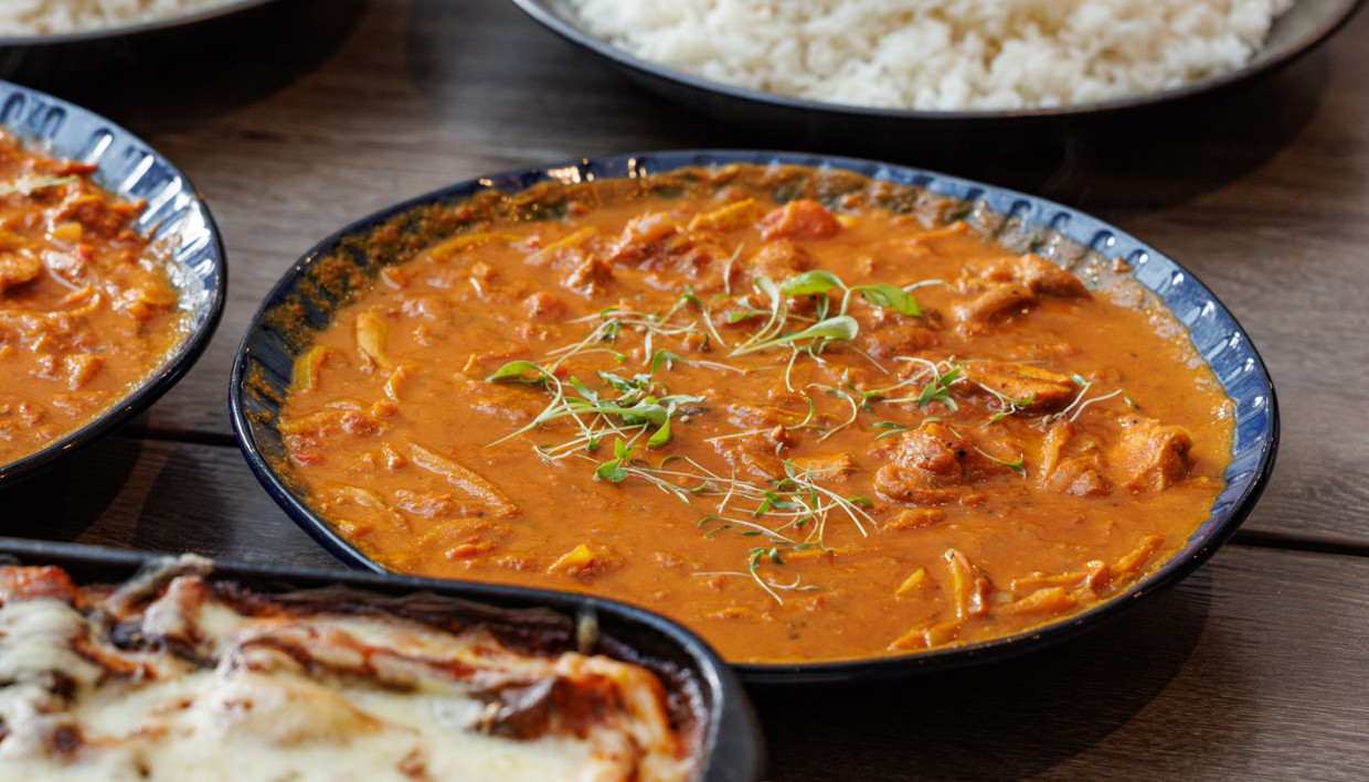 Banquet dishes - Curry and rice
