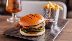 Burger and Chips