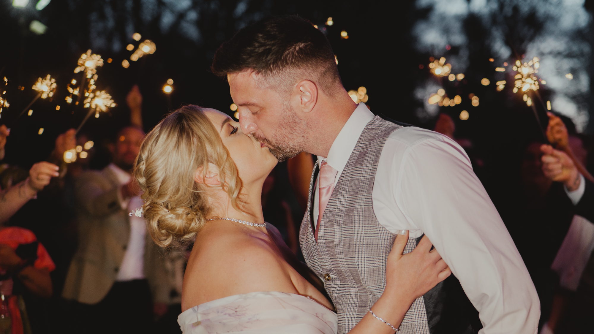 Wedding Couple Sparklers