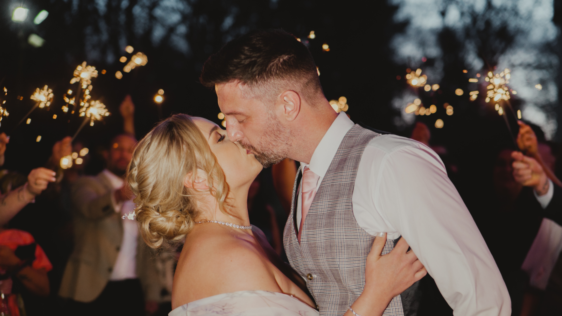 Wedding Couple Sparklers