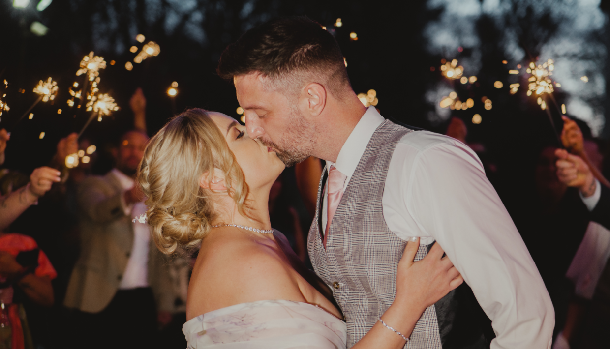 Wedding Couple Sparklers