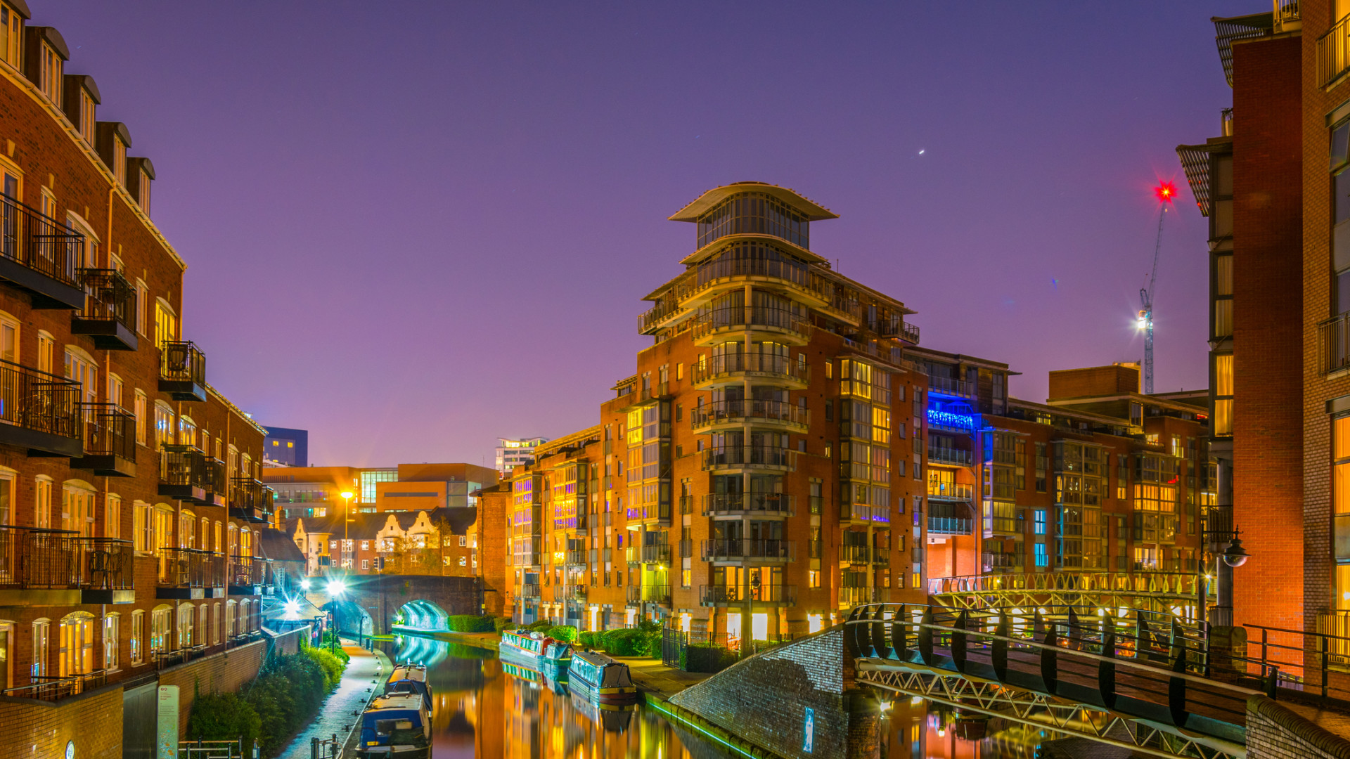 Water channel in central Birmingham