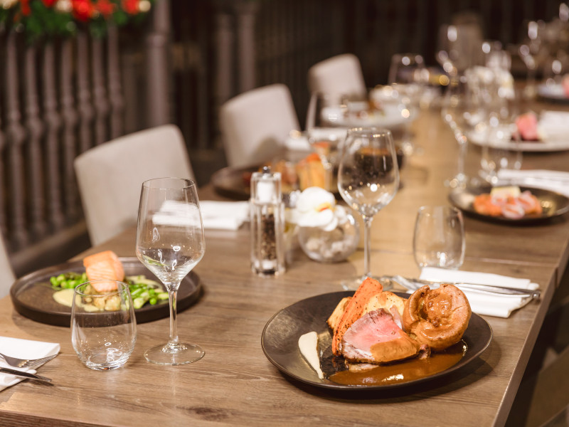 Christmas Dinner Table - Westmead Hotel