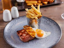 Ham Egg and Chips