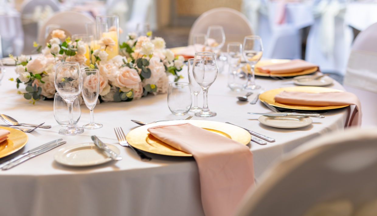 Wedding Tables Decoration setting