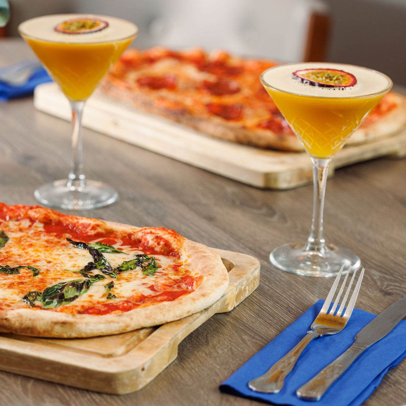Pizza and Cocktails