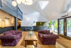 Reception Balcony and Corridor
