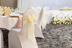 Wedding chair - Blurred back ground cream