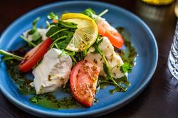 Mozarella and tomato salad