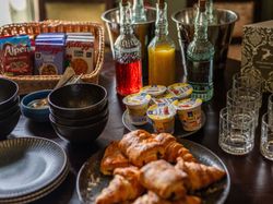Breakfast table
