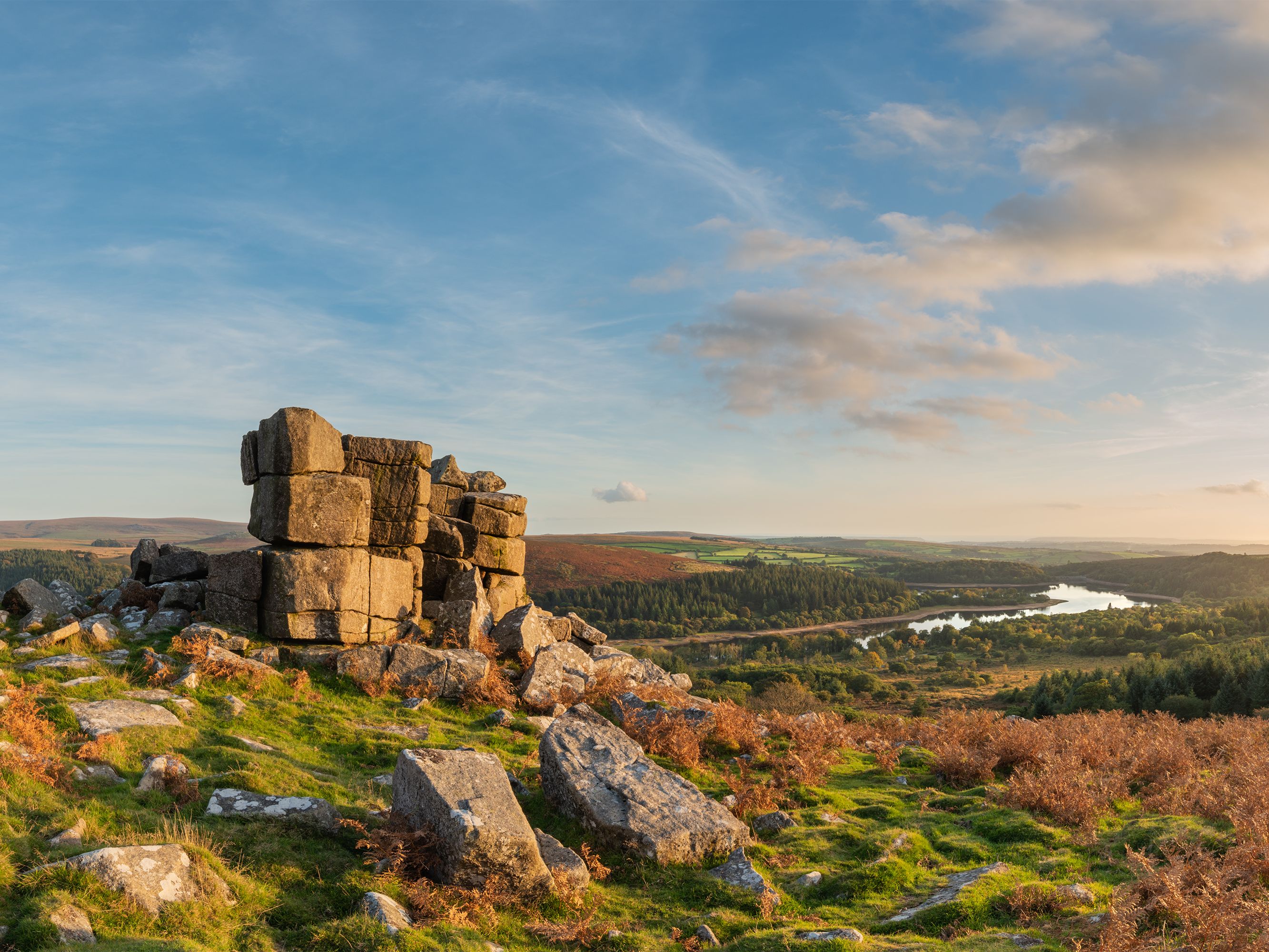 Leather Tor looking over burrator
