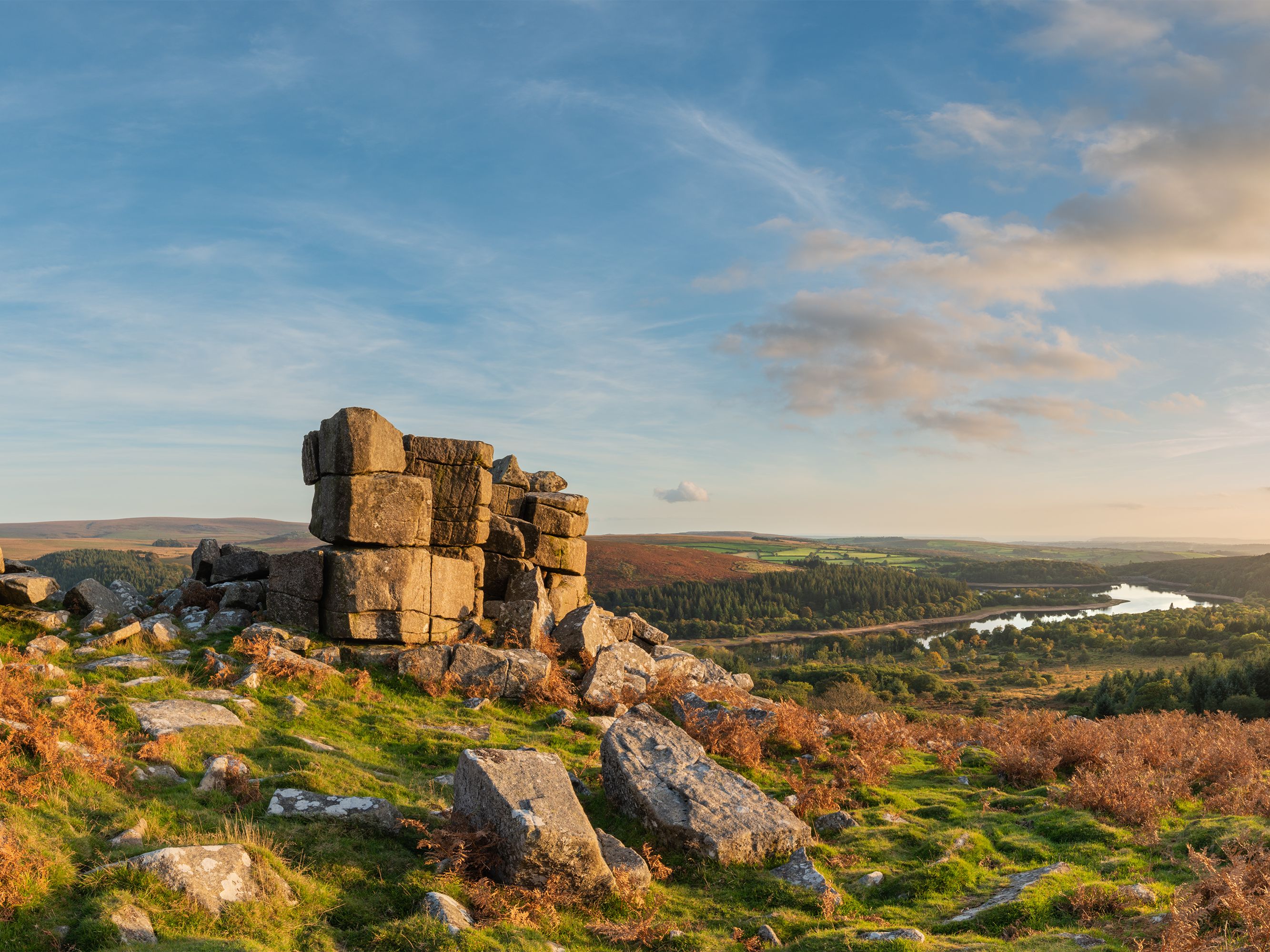 Leather Tor looking over burrator