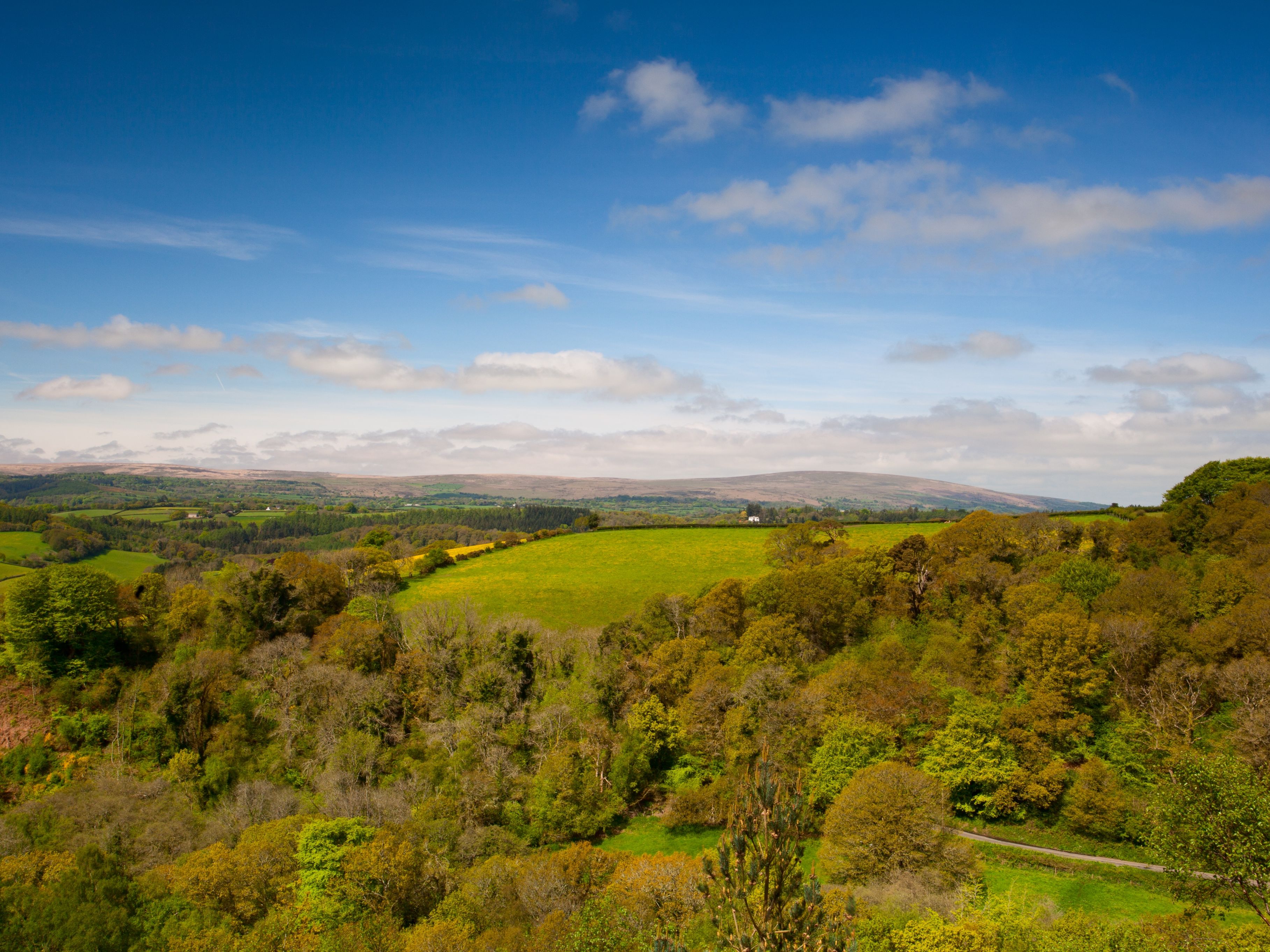 View from Castle Drogo