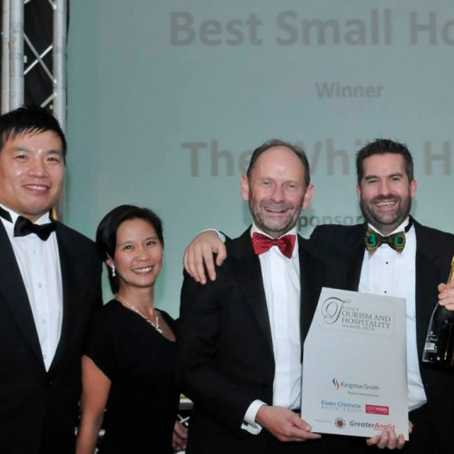 Team receiving award