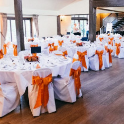 Room set up for wedding fayre