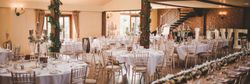 Barn set up for wedding