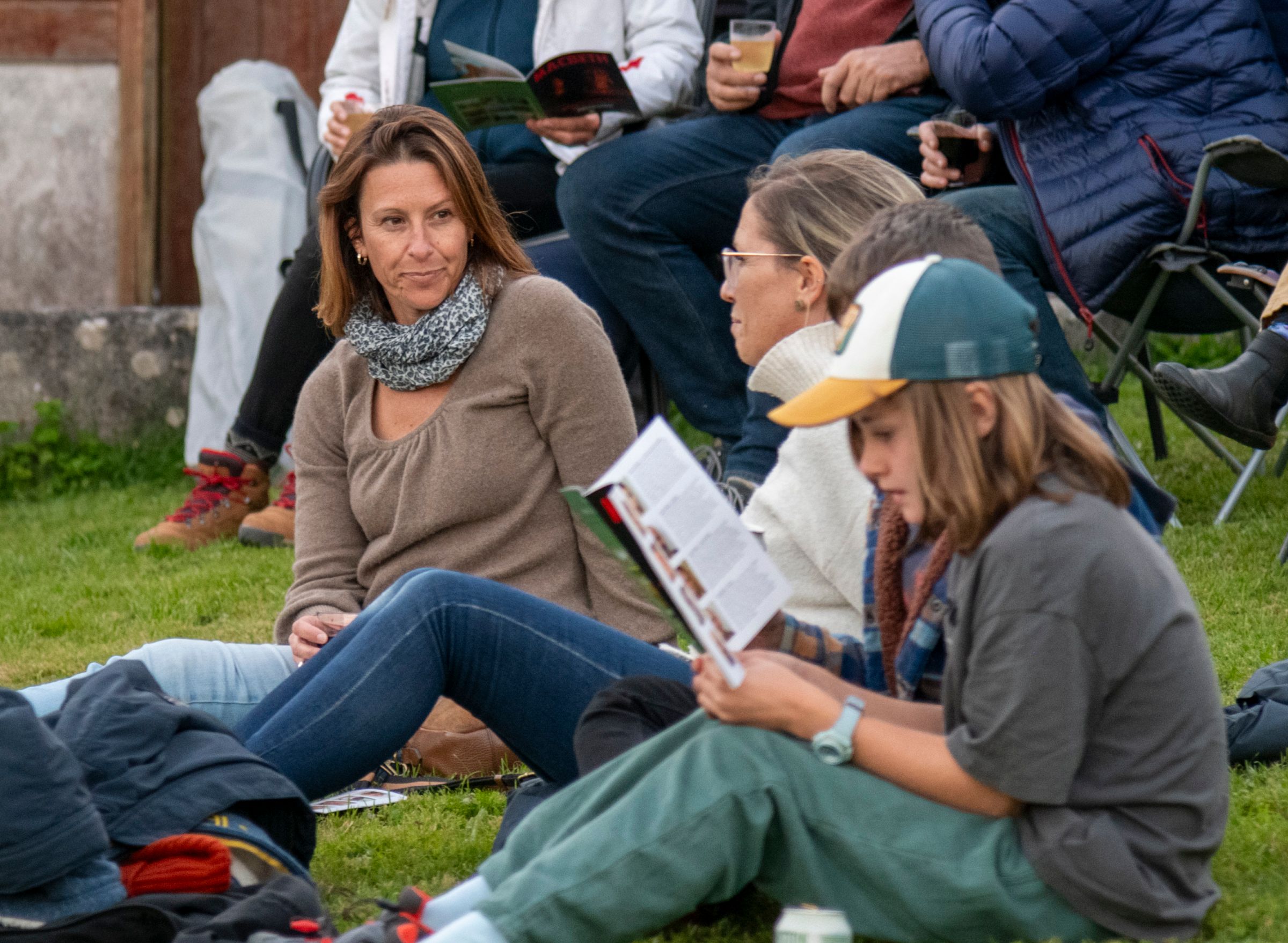 Outdoor theatre audience