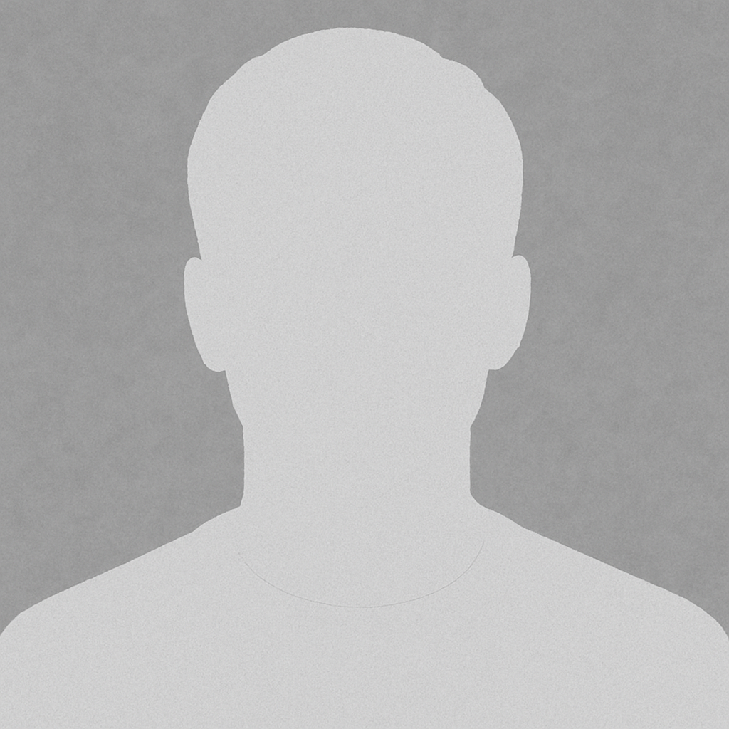 Silhouette of a person on a gray background