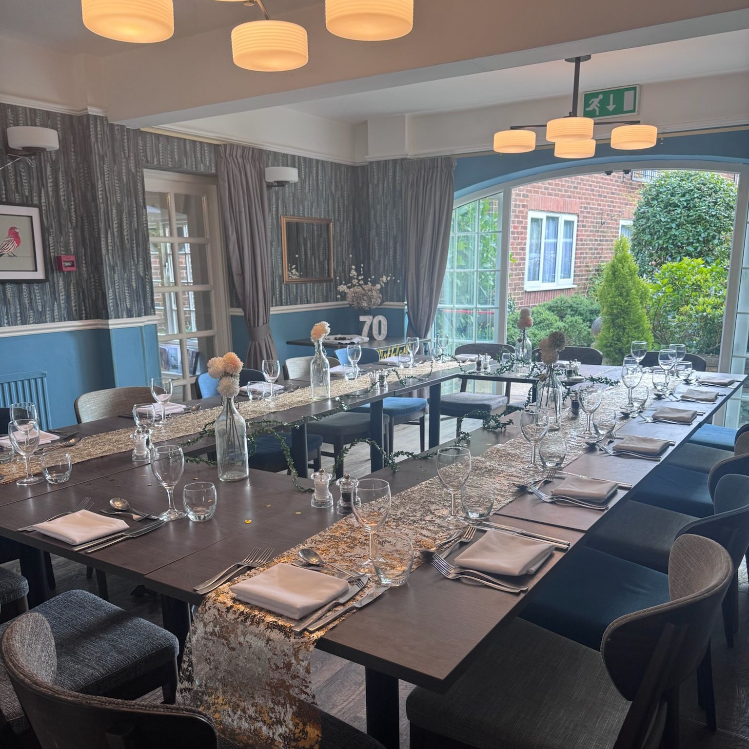 Georgian Birthday set up