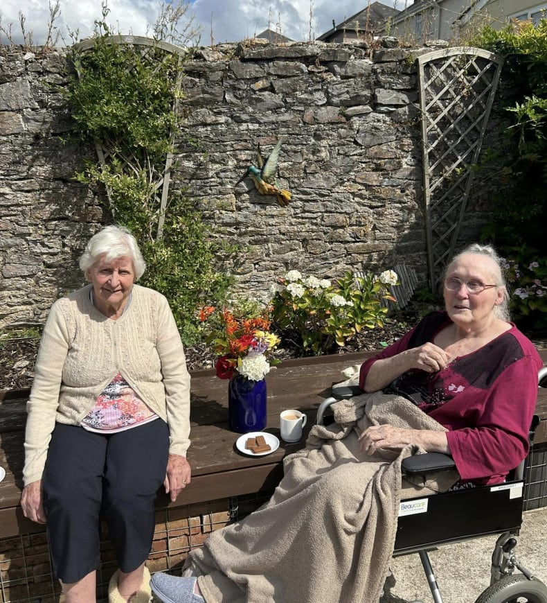 Coffee in the garden