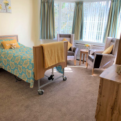 Care home bedroom