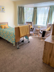 Care home bedroom