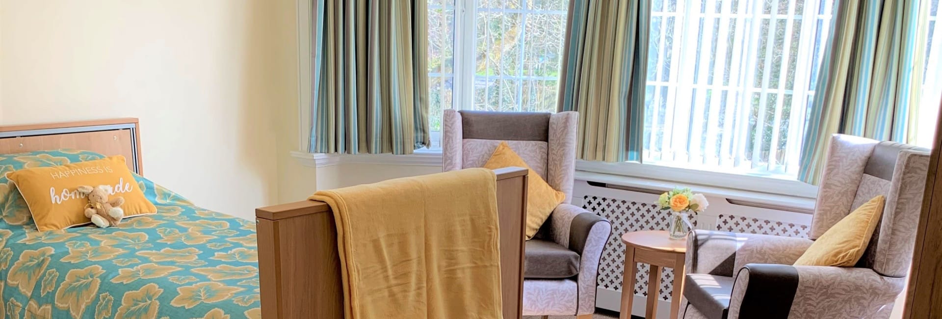 Care home bedroom