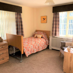 Care home bedroom