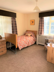Care home bedroom