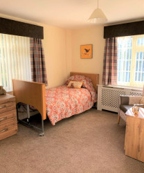 Care home bedroom