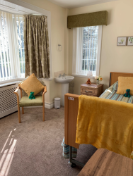 Care home bedroom