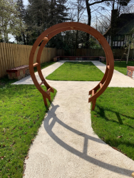 Back Garden of Woolwell Home