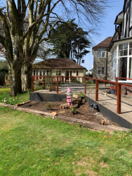 Outside in the Woolwell Garden
