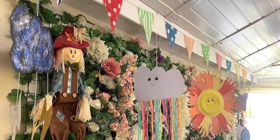 Decorations in a care home