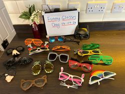 Funny glasses day
