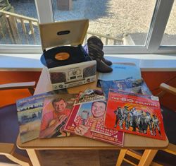 Litening to old records