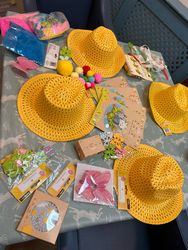 Easter hat decorating