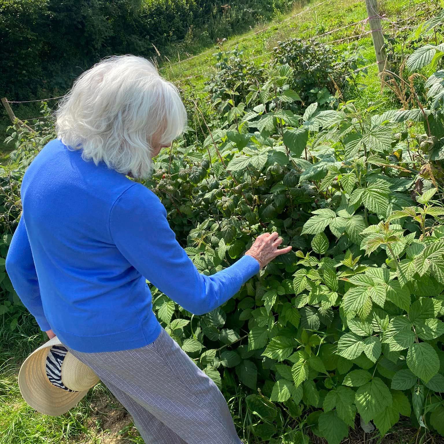 Enjoying gardening