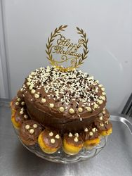 Homemade birthday cake