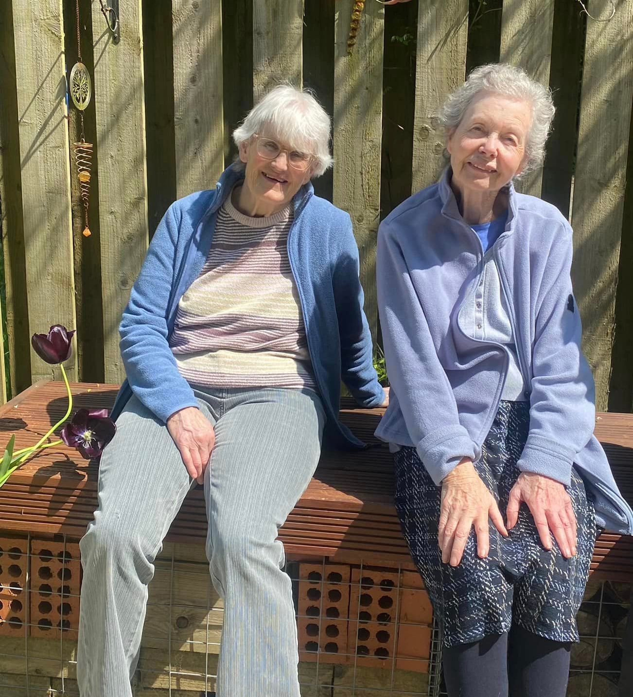 Sitting in the sunshine