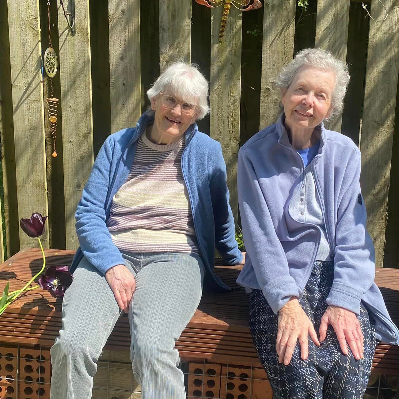 Sitting in the sunshine