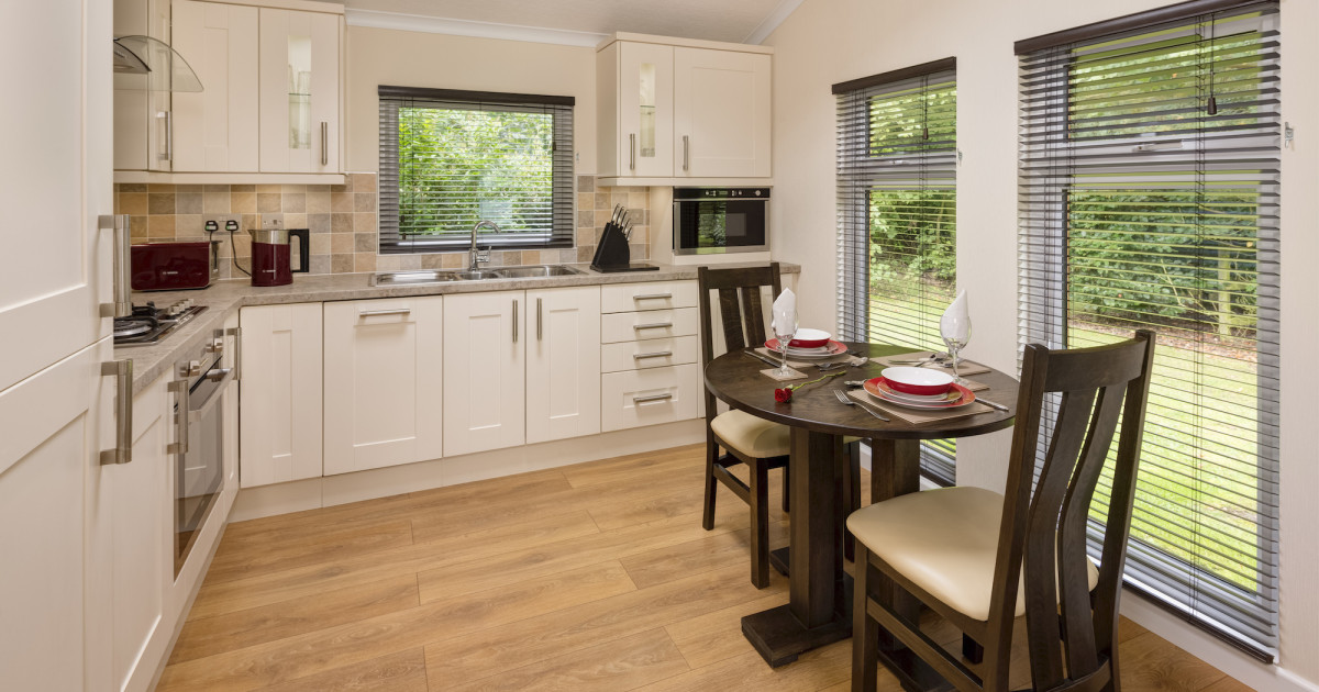 Honeydale lodge kitchen in Yorkshire