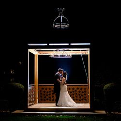 Outside Pavilion at Night