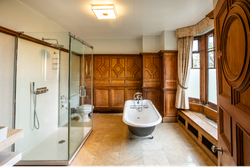 Large Bathroom with  Bathtub and Shower