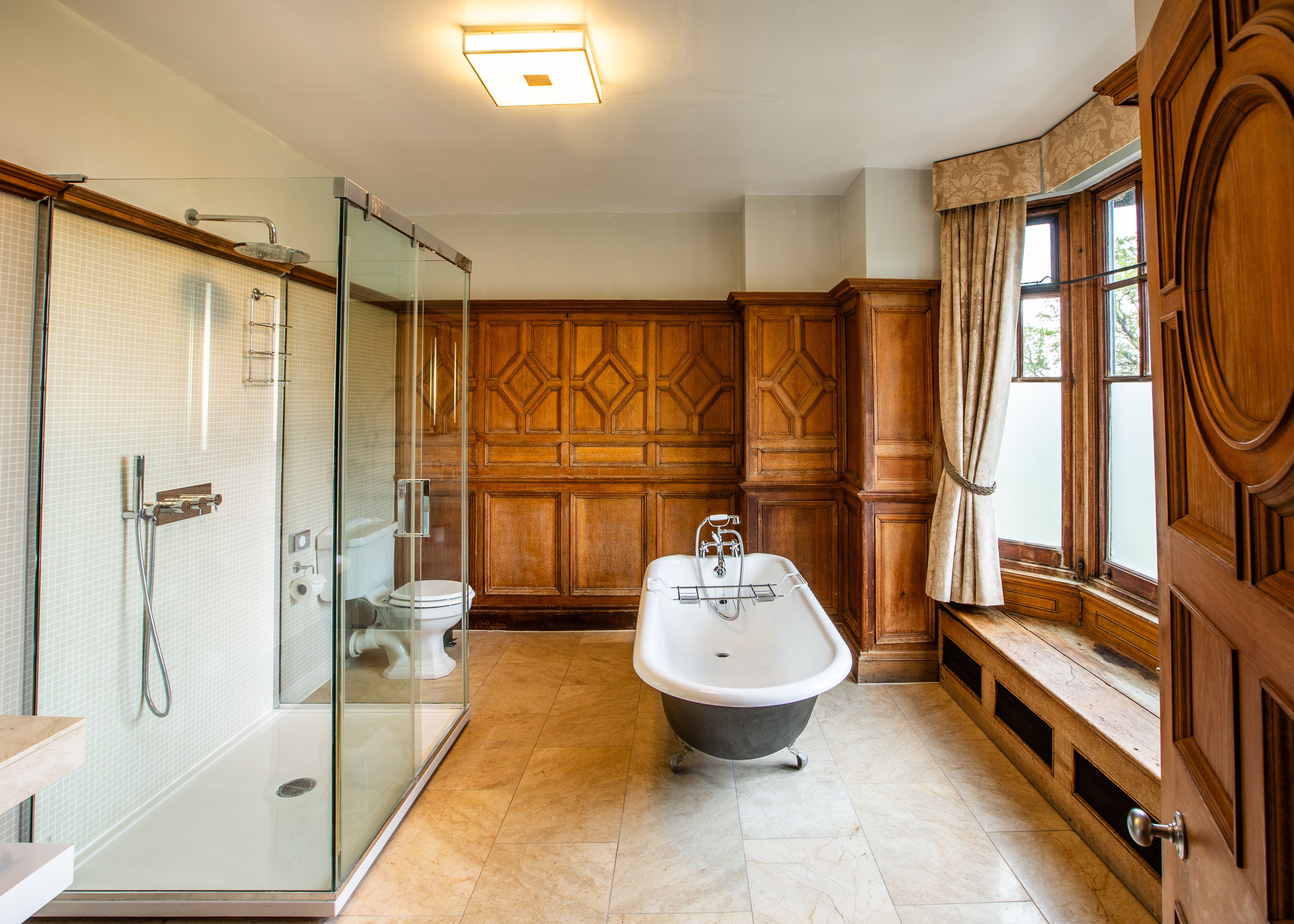 Large Bathroom with  Bathtub and Shower