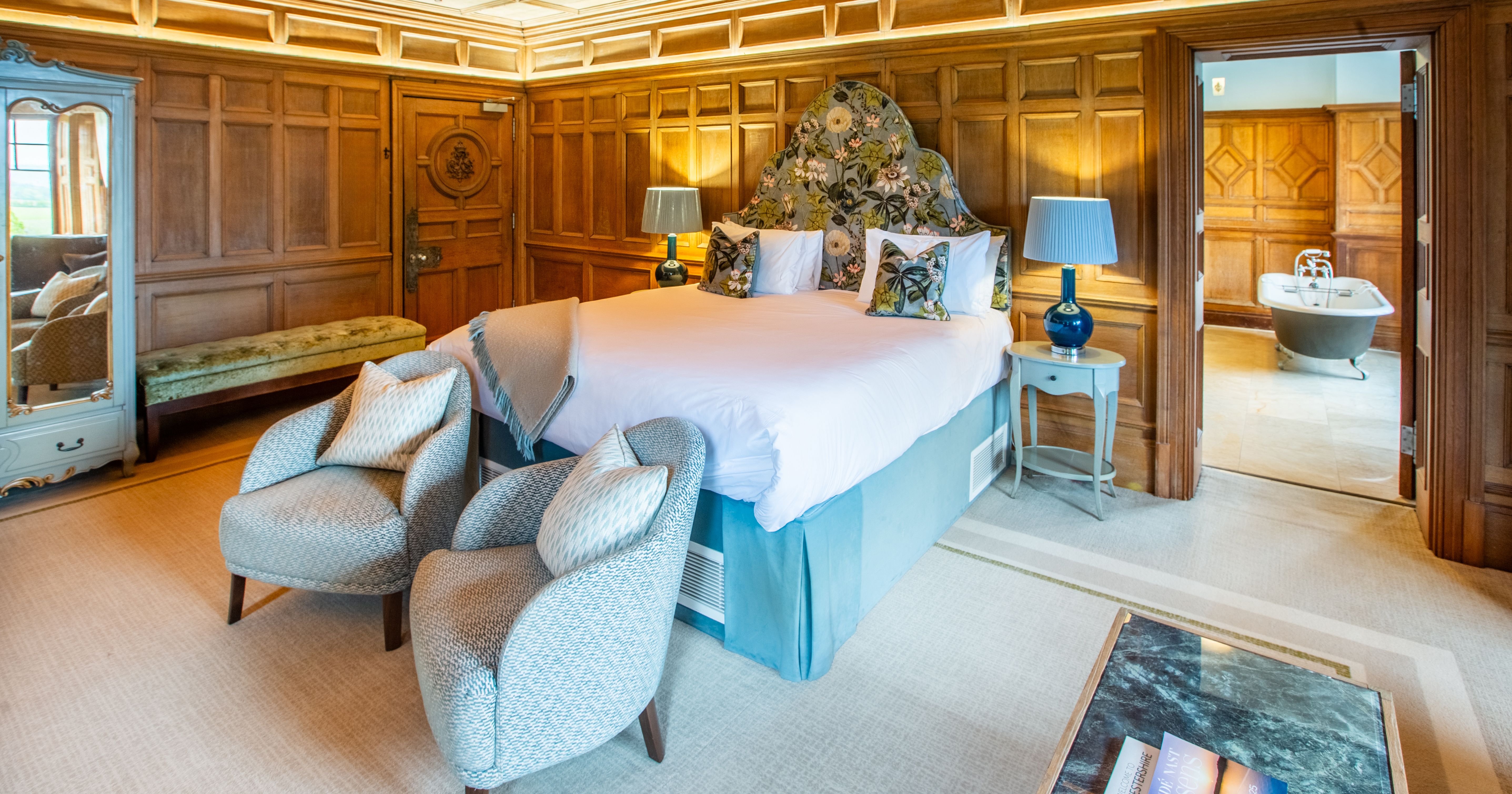 Bedroom with Doorway into on suite bathroom