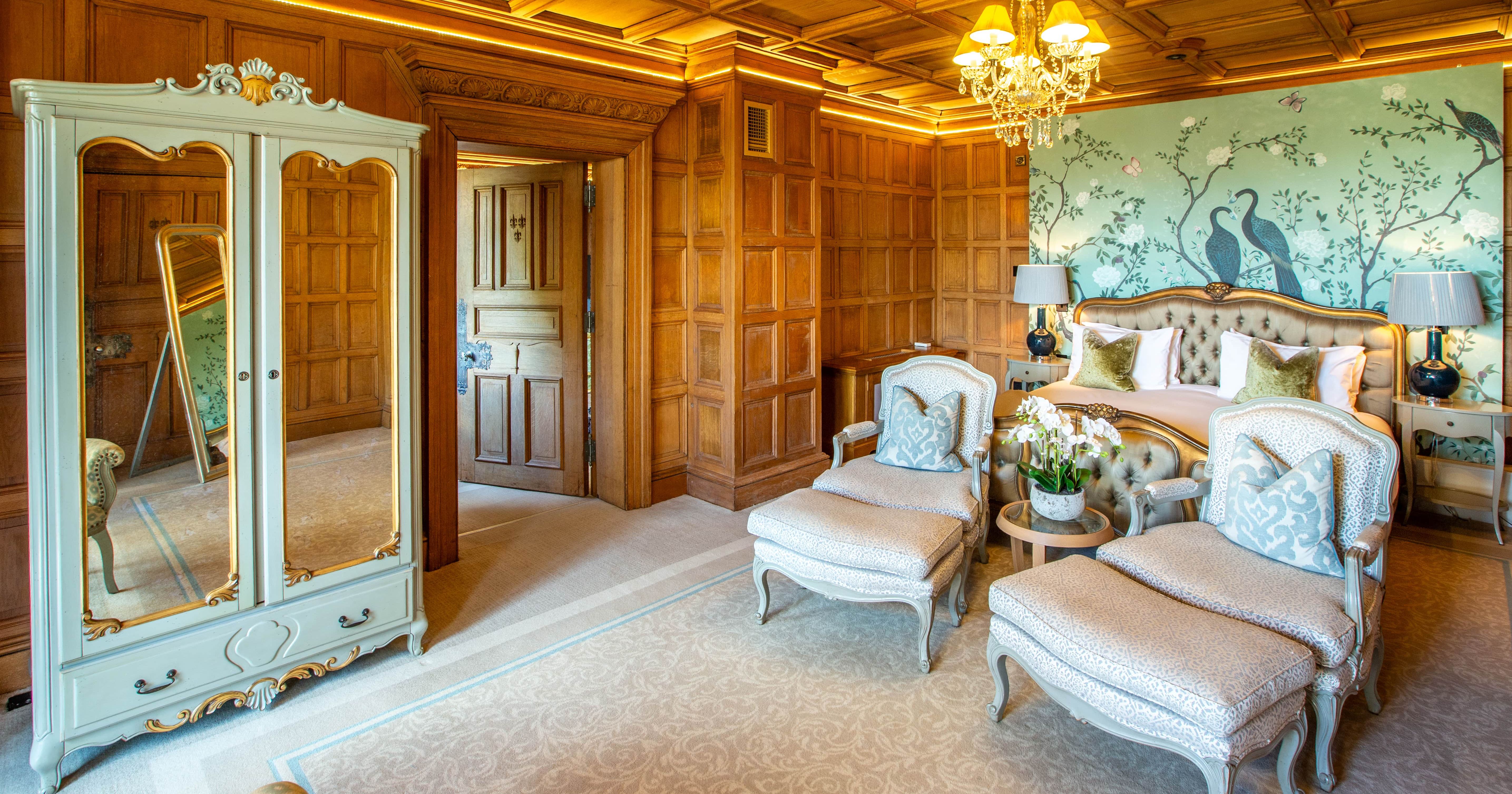 Spacious Bedroom With a wardrobe against the wall