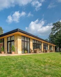 The Orangery with modern style from the exterior