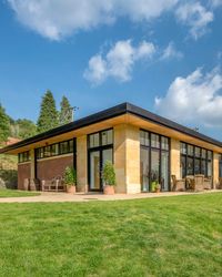 The Orangery with modern style from the exterior